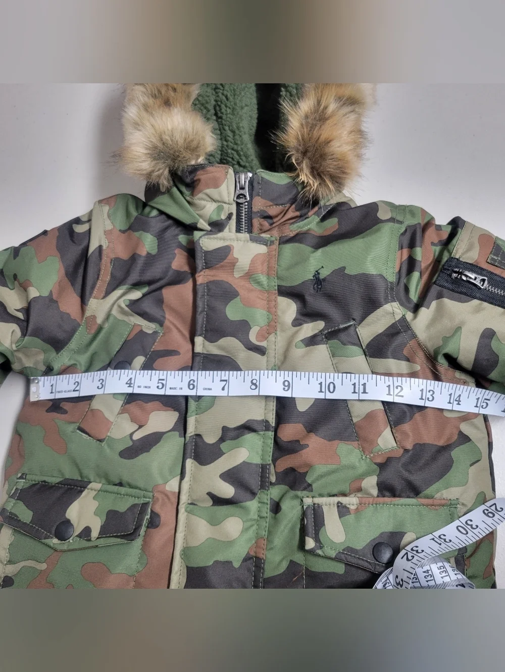 Polo Ralph Lauren Little Boys Camo Down Parka Size 2/2T.